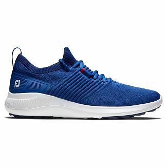 Men's Footjoy Flex XP Spikeless Golf Shoes Blue NZ-578335